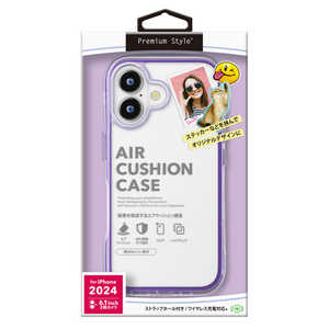 PGA iPhone 16(6.1インチ)エアクッションケース Premium Style グレープ PG-24APTA07PP PGA iPhone 16(6.1インチ)エアクッションケース Premium Style グレープ PG-24APTA07PP