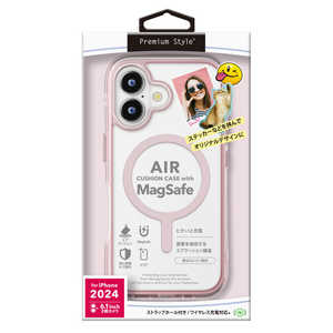 PGA iPhone 16(6.1インチ)MagSafe対応 エアクッションケース Premium Style サクラ PG-24AMGPTA03PK PGA iPhone 16(6.1インチ)MagSafe対応 エアクッションケース Premium Style サクラ PG-24AMGPTA03PK
