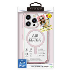 PGA iPhone 16 Pro(6.3インチ) MagSafe対応 エアクッションケース Premium Style サクラ PG-24BMGPTA03PK PGA iPhone 16 Pro(6.3インチ) MagSafe対応 エアクッションケース Premium Style サクラ PG-24BMGPTA03PK