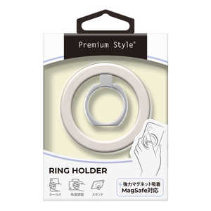 PGA MagSafe対応 リングホルダー Premium Style ベージュ PG-MGRH03BE PGA MagSafe対応 リングホルダー Premium Style ベージュ PG-MGRH03BE