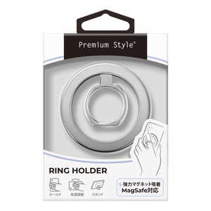 PGA MagSafe対応 リングホルダー Premium Style シルバー PG-MGRH04SV PGA MagSafe対応 リングホルダー Premium Style シルバー PG-MGRH04SV