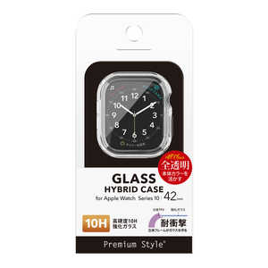 PGA Apple Watch Series 10 46mm用 ガラスハイブリッドケース Premium Style クリア PG-AWTP42CL PGA Apple Watch Series 10 46mm用 ガラスハイブリッドケース Premium Style クリア PG-AWTP42CL