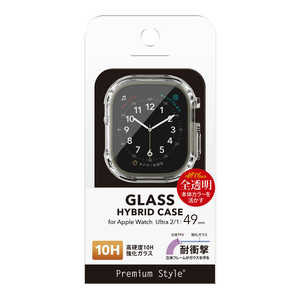 PGA Apple Watch Ultra 2/1 49mm用 ガラスハイブリッドケース Premium Style クリア PG-AWTP49CL PGA Apple Watch Ultra 2/1 49mm用 ガラスハイブリッドケース Premium Style クリア PG-AWTP49CL