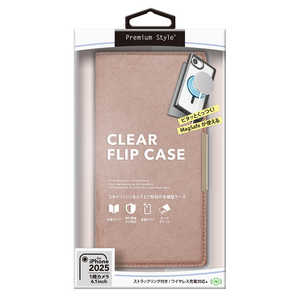 PGA iPhone 16e MagSafe対応 クリアフリップケース スエード調/ピンク Premium Style ピンク PG-25KMC03PK PGA iPhone 16e MagSafe対応 クリアフリップケース スエード調/ピンク Premium Style ピンク PG-25KMC03PK