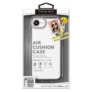 PGA iPhone 16e エアクッションケース Premium Style グラファイト PG-25KAR01BK PGA iPhone 16e エアクッションケース Premium Style グラファイト PG-25KAR01BK