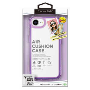 PGA iPhone 16e エアクッションケース Premium Style ネオンパープル PG-25KAR05PP PGA iPhone 16e エアクッションケース Premium Style ネオンパープル PG-25KAR05PP