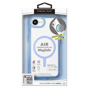 PGA iPhone 16e MagSafe対応 エアクッションケース Premium Style ネオンブルー PG-25KMA07BL PGA iPhone 16e MagSafe対応 エアクッションケース Premium Style ネオンブルー PG-25KMA07BL