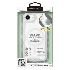 PGA iPhone 16e MagSafe対応 ウェーブ エアクッションケース Premium Style クリア PG-25KMA11CL PGA iPhone 16e MagSafe対応 ウェーブ エアクッションケース Premium Style クリア PG-25KMA11CL