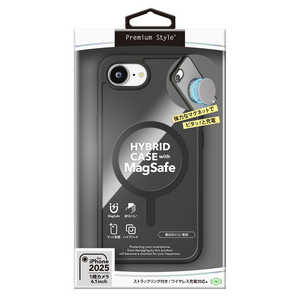 PGA iPhone 16e MagSafe対応 ハイブリッドケース Premium Style クリアブラック PG-25KMH01BK PGA iPhone 16e MagSafe対応 ハイブリッドケース Premium Style クリアブラック PG-25KMH01BK