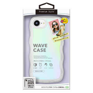 PGA iPhone 16e ウェーブケース Premium Style オーロラ PG-25KWPT03AR PGA iPhone 16e ウェーブケース Premium Style オーロラ PG-25KWPT03AR
