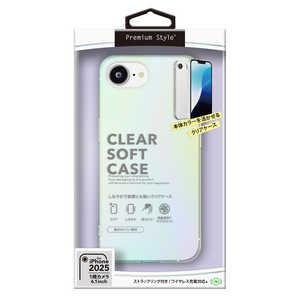 PGA iPhone 16e クリアソフトケース Premium Style オーロラ PG-25KTP02AR PGA iPhone 16e クリアソフトケース Premium Style オーロラ PG-25KTP02AR