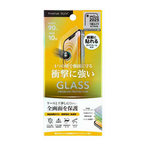 PGA iPhone 16e /14/13/13 Pro兼用 液晶全画面保護ガラス 衝撃吸収 Premium Style 高透明 PG-25KGL08SP PGA iPhone 16e /14/13/13 Pro兼用 液晶全画面保護ガラス 衝撃吸収 Premium Style 高透明 PG-25KGL08SP