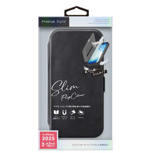 PGA iPhone17 スリムフリップカバー PG-25AFP06BK PGA iPhone17 スリムフリップカバー PG-25AFP06BK