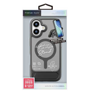 PGA iPhone17 MagSafe対応 スタンド付ハイブリッドケース PG-25AMH05BK PGA iPhone17 MagSafe対応 スタンド付ハイブリッドケース PG-25AMH05BK