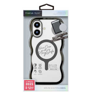 PGA iPhone17 MagSafe対応 ウェーブケース PG-25AMW02BK PGA iPhone17 MagSafe対応 ウェーブケース PG-25AMW02BK