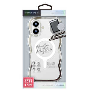 PGA iPhone17 MagSafe対応 ウェーブケース PG-25AMW03SV PGA iPhone17 MagSafe対応 ウェーブケース PG-25AMW03SV