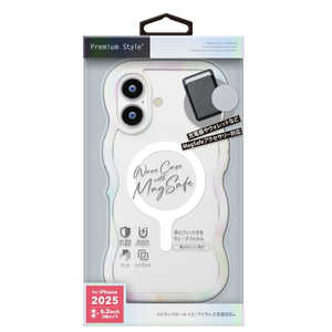 PGA iPhone17 MagSafe対応 ウェーブケース PG-25AMW04WH PGA iPhone17 MagSafe対応 ウェーブケース PG-25AMW04WH