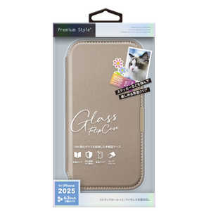 PGA iPhone17 Pro ガラスフリップケース PG-25BGF02BE PGA iPhone17 Pro ガラスフリップケース PG-25BGF02BE