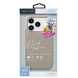PGA iPhone17 Pro バックフリップケース PG-25BBF02BE PGA iPhone17 Pro バックフリップケース PG-25BBF02BE