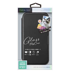 PGA iPhone Air ガラスフリップケース PG25CGF01BK PGA iPhone Air ガラスフリップケース PG25CGF01BK