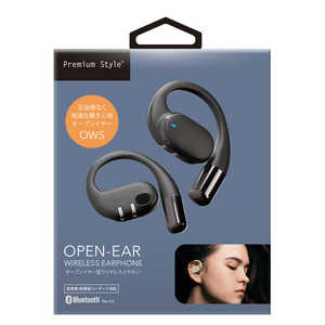 PGA オープンイヤー型 ワイヤレスイヤホン Premium Style ［ワイヤレス(左右分離) / Bluetooth対応］ ブラック PG-BTE20AR1BK