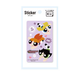 PGA ステッカー ICカード対応 Premium Style パワーパフガールズ PG-WSTK08PPG