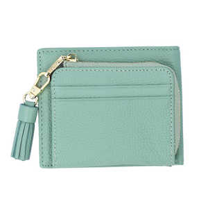 STYLEON LIZ DAYS タッセル付き二つ折り財布 SKY.スカイブルー LZ615 STYLEON LIZ DAYS タッセル付き二つ折り財布 SKY.スカイブルー LZ615