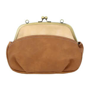 STYLEON LIZ DAYS レトロながま口バッグ BR/BE.ブラウン/ベージュ LZ7038 STYLEON LIZ DAYS レトロながま口バッグ BR/BE.ブラウン/ベージュ LZ7038