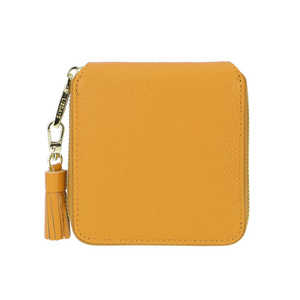 STYLEON LIZ DAYS タッセル付き二つ折りミニ財布 MUS.マスタード LZ604 STYLEON LIZ DAYS タッセル付き二つ折りミニ財布 MUS.マスタード LZ604