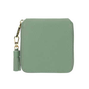STYLEON LIZ DAYS タッセル付き二つ折りミニ財布 SKY.スカイブルー LZ604 STYLEON LIZ DAYS タッセル付き二つ折りミニ財布 SKY.スカイブルー LZ604