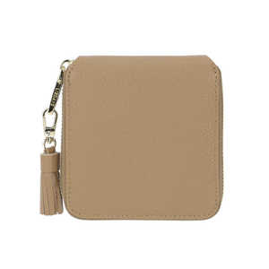 STYLEON LIZ DAYS タッセル付き二つ折りミニ財布 GBE.グレーベージュ LZ604 STYLEON LIZ DAYS タッセル付き二つ折りミニ財布 GBE.グレーベージュ LZ604
