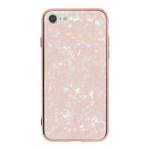 CCCフロンティア iPhone SE（第3世代）/ iPhone SE（第2世代）/ 8 / 7 Glass Shell Case (coral pink) UNI-CSIP22S-0GSCP