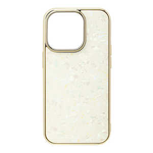 CCCフロンティア iPhone 14 Pro 6.1インチ Glass Shell Case gold UNI-CSIP22MP-0GSGD