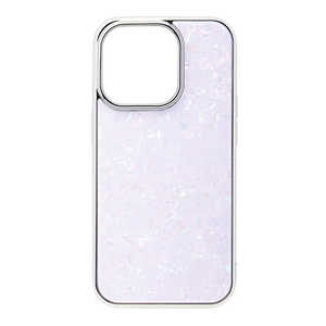 CCCեƥ iPhone 14 Pro 6.1 Glass Shell Case lilac UNI-CSIP22MP-0GSLL