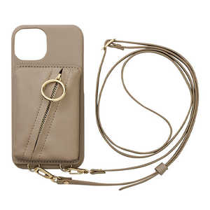 CCCフロンティア iPhone 14 6.1インチClutch Ring Case beige MLCSIP22M2CRBE