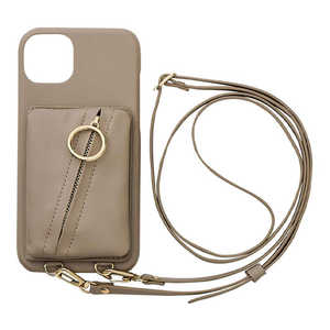 CCCフロンティア iPhone 14 Plus 6.7インチ Clutch Ring Case beige MLCSIP22L2CRBE