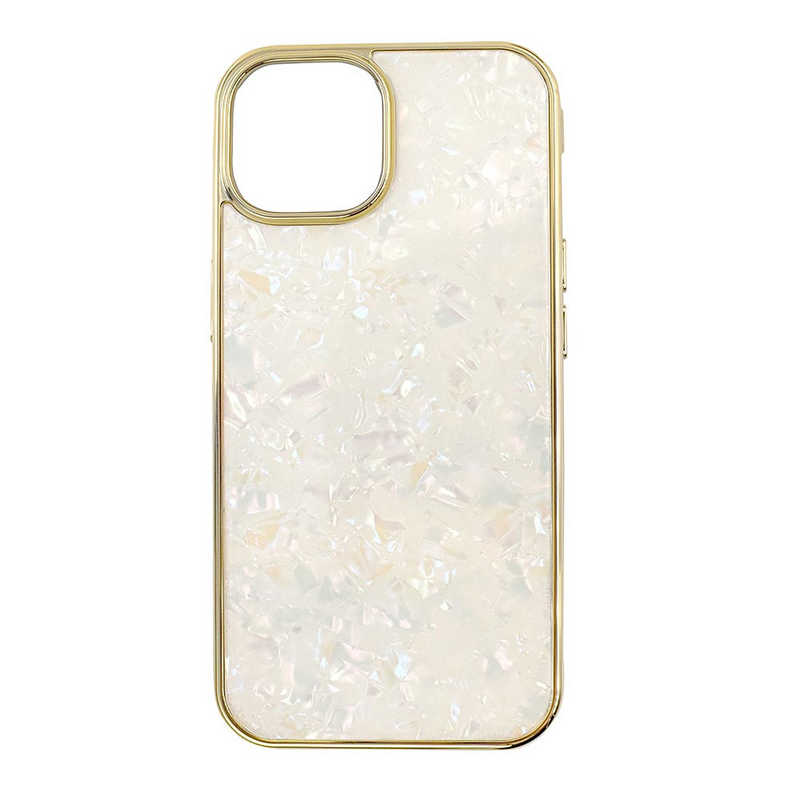 CCCフロンティア CCCフロンティア iPhone15 6.1インチ Glass Shell Case ゴールド UNICSIP23M0GSGD UNICSIP23M0GSGD