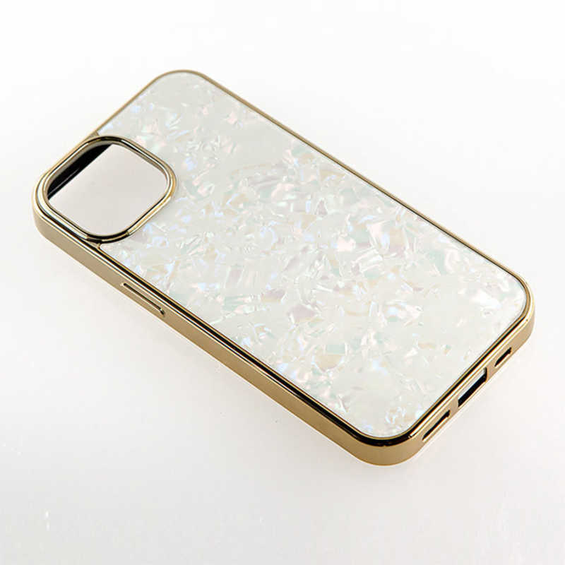 CCCフロンティア CCCフロンティア iPhone15 6.1インチ Glass Shell Case ゴールド UNICSIP23M0GSGD UNICSIP23M0GSGD