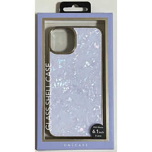 CCCフロンティア iPhone15 6.1インチ Glass Shell Case ライラック UNICSIP23M0GSLL