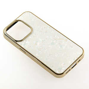 CCCフロンティア iPhone15 Pro 6.1インチ Glass Shell Case ゴールド UNICSIP23MP0GSGD