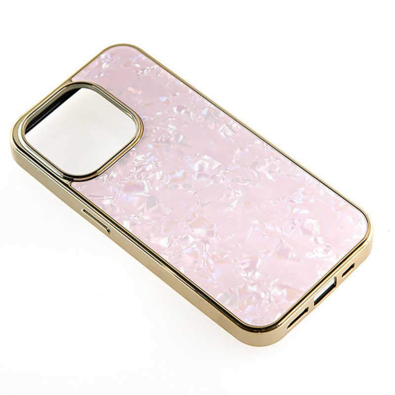 CCCフロンティア CCCフロンティア iPhone15 Pro 6.1インチ Glass Shell Case ピンク UNICSIP23MP0GSPN UNICSIP23MP0GSPN