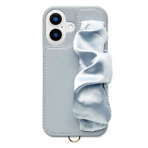 CCCフロンティア Classy Scrunchie Case for iPhone 16 ペールブルー UNI-CSIP24M-2CSPB CCCフロンティア Classy Scrunchie Case for iPhone 16 ペールブルー UNI-CSIP24M-2CSPB
