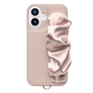 CCCフロンティア Classy Scrunchie Case for iPhone 16 ピンク UNI-CSIP24M-2CSPK CCCフロンティア Classy Scrunchie Case for iPhone 16 ピンク UNI-CSIP24M-2CSPK