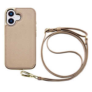 CCCフロンティア Cross Body Case Duo for iPhone 16 (greige) UNICSIP24M2CBGG CCCフロンティア Cross Body Case Duo for iPhone 16 (greige) UNICSIP24M2CBGG