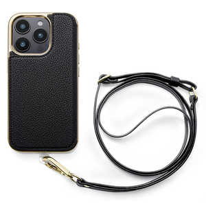 CCCフロンティア Cross Body Case Duo for iPhone 16 Pro (black) UNICSIP24MP2CBBK CCCフロンティア Cross Body Case Duo for iPhone 16 Pro (black) UNICSIP24MP2CBBK
