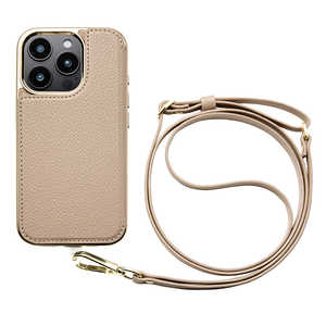 CCCフロンティア Cross Body Case Duo for iPhone 16 Pro (greige) UNICSIP24MP2CBGG CCCフロンティア Cross Body Case Duo for iPhone 16 Pro (greige) UNICSIP24MP2CBGG