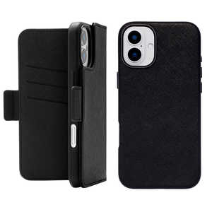 CCCフロンティア 2Way Mag Flip Case for iPhone 16 Plus black UNI-CSDIP24M-2MFGN CCCフロンティア 2Way Mag Flip Case for iPhone 16 Plus black UNI-CSDIP24M-2MFGN