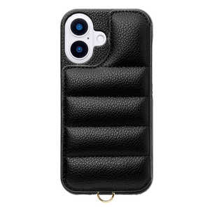 CCCフロンティア Puffy Case for iPhone 16 (black) UNICSIP24M2PCBK CCCフロンティア Puffy Case for iPhone 16 (black) UNICSIP24M2PCBK