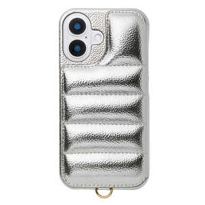 CCCフロンティア Puffy Case for iPhone 16 (silver) UNICSIP24M2PCSV CCCフロンティア Puffy Case for iPhone 16 (silver) UNICSIP24M2PCSV