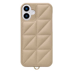 CCCフロンティア Triangle Puffy Case for iPhone 16 Plus ベージュ UNI-CSIP24L-2TPBE CCCフロンティア Triangle Puffy Case for iPhone 16 Plus ベージュ UNI-CSIP24L-2TPBE